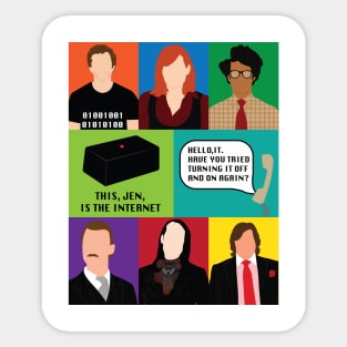 the IT Crowd Sticker